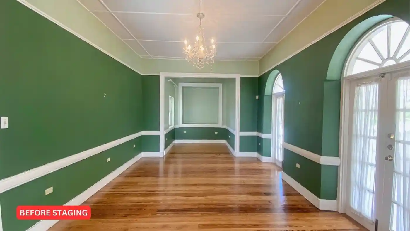 Follow the necessary guidelines when staging your home for sale empty space
