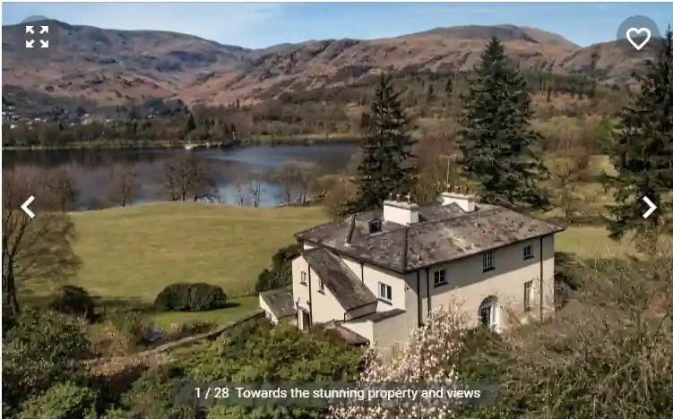 The picturesque house Tent Lodge in Coniston nestled in the stunning Lake District