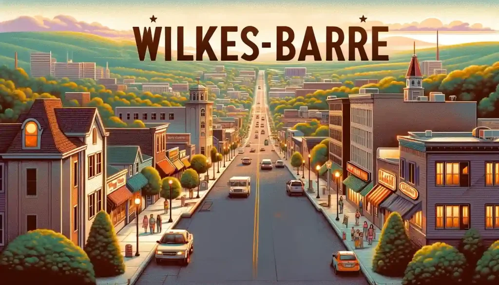 Wilkes-Barre is one of the cheapest places to live in PA, situated in the middle of a city.
