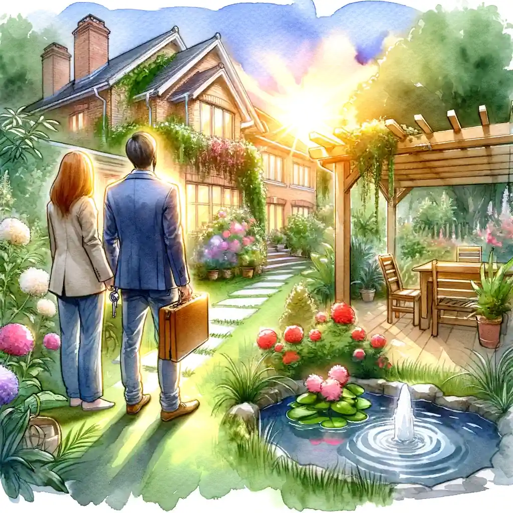 A couple of first-time investors looking at their first house