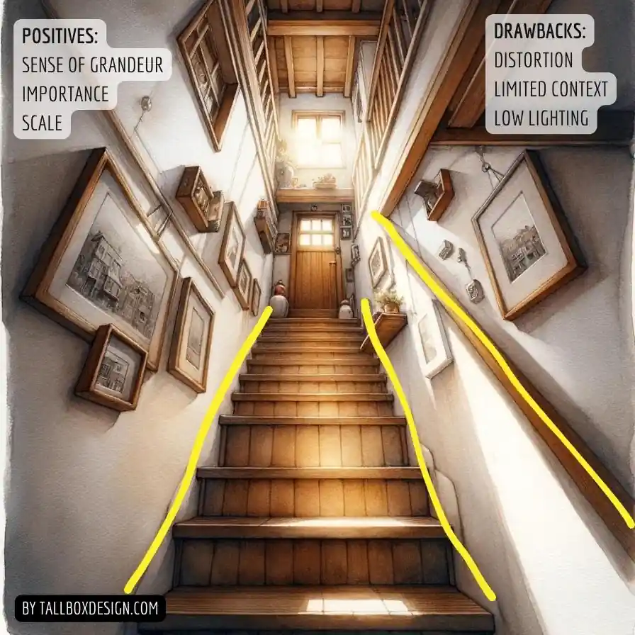 High angled photo of a entrance of a house for sale