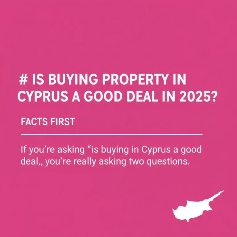 Read more about the article Is Buying Property in Cyprus a Good Deal? 