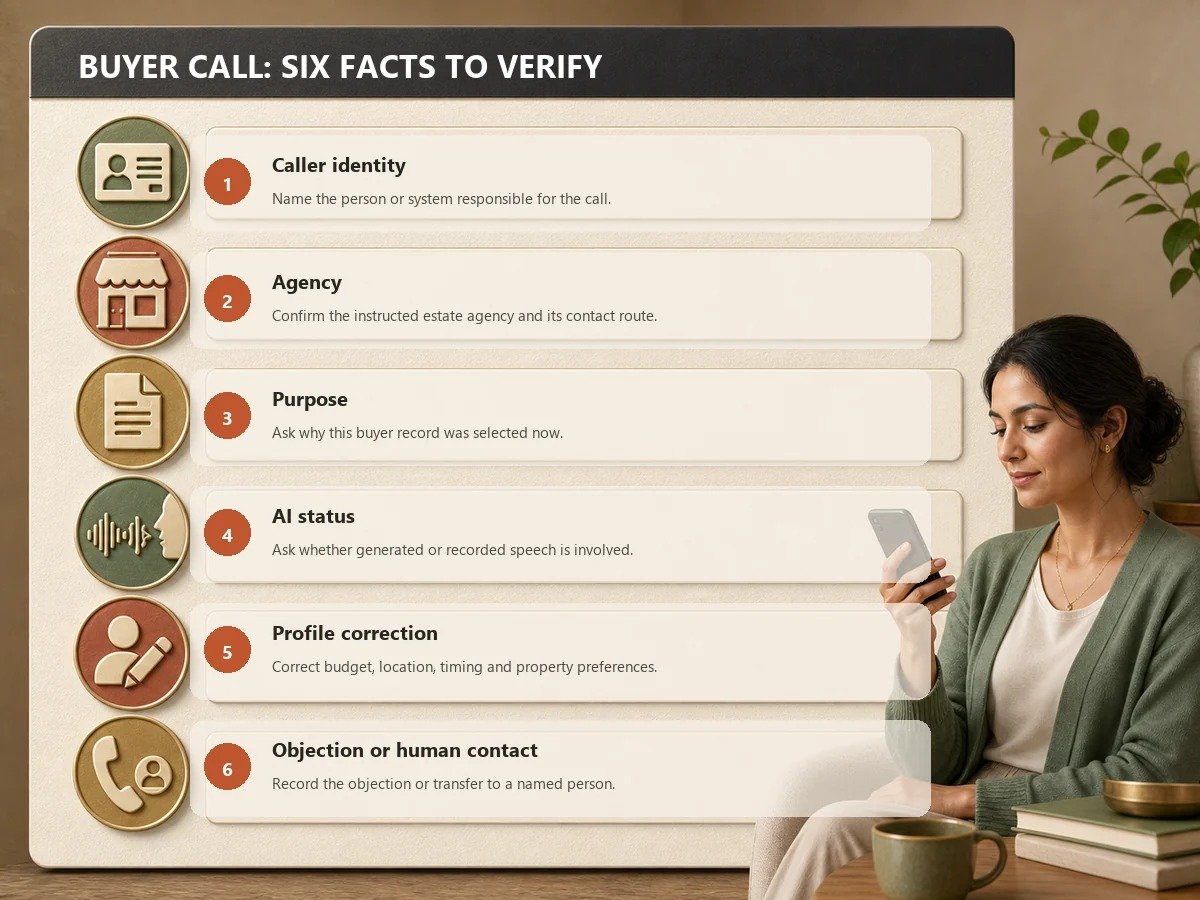 Raster buyer checklist for verifying identity, agency, purpose, AI status, profile correction and human contact