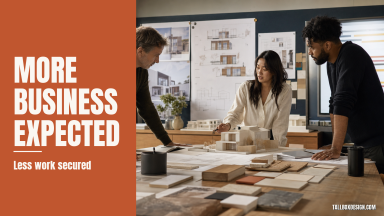 Read more about the article Architects expect more business, but have less work secured