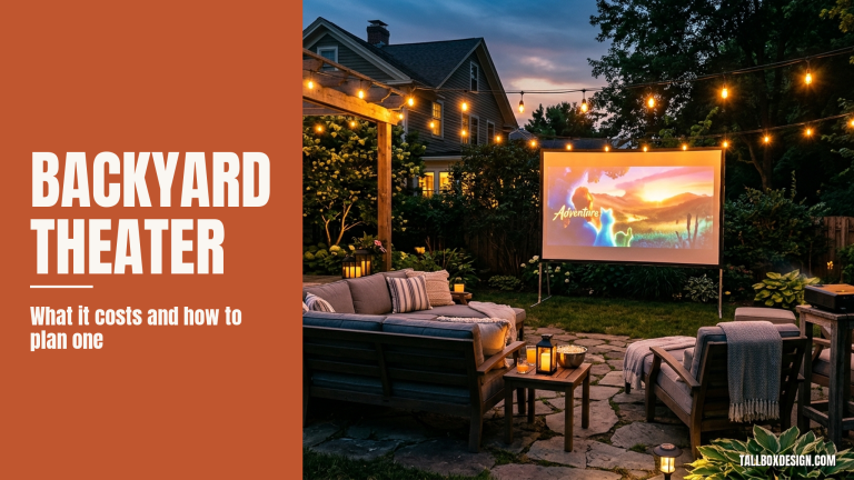 Read more about the article The Backyard Home Theater: What It Costs and How to Plan One in 2026