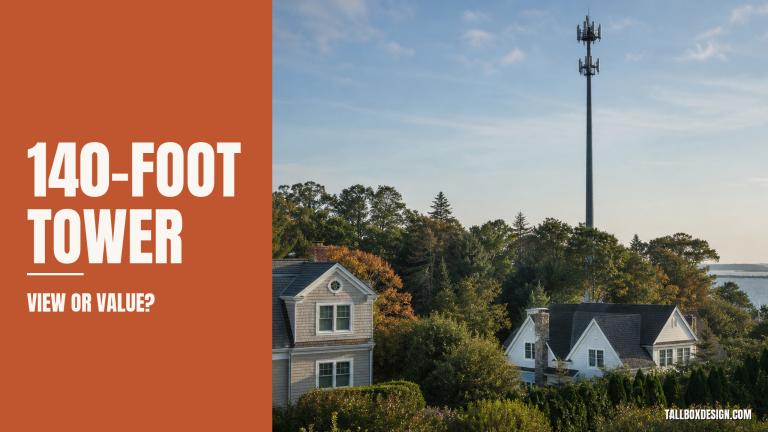Read more about the article A 140-Foot Cell Tower Is Coming Near Homes. Can Camouflage Protect the View or the Value?