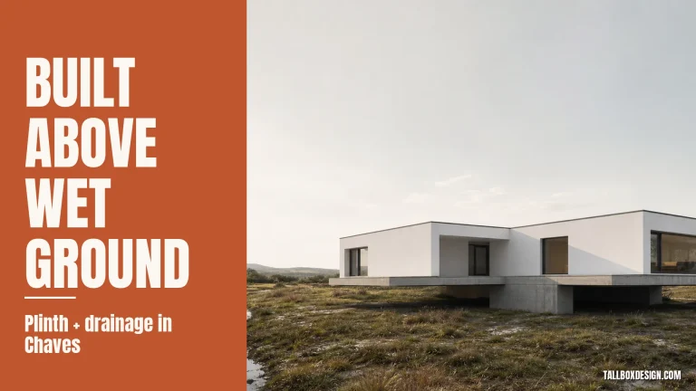 Read more about the article Chaves House: NOARQ lifts a Portuguese home above a watercourse-constrained plot