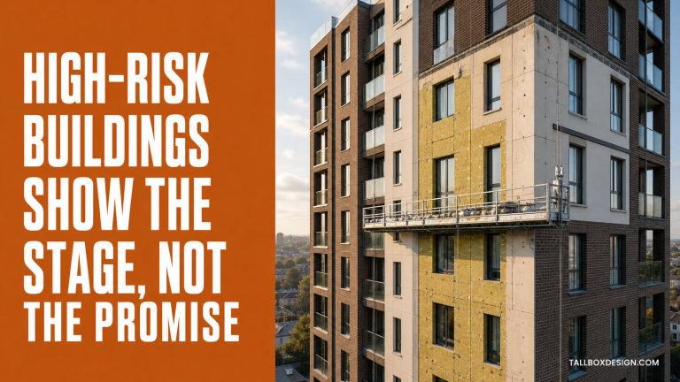 Read more about the article The UK Is Changing How Higher-Risk Buildings Are Assessed. Project Images Need to Show What Has Actually Changed.
