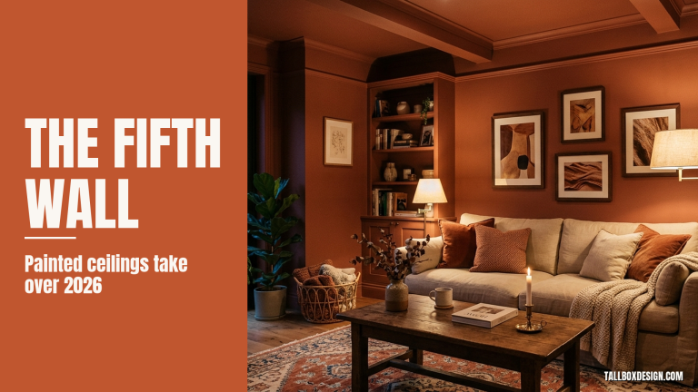 Read more about the article The Fifth Wall: Why Painted Ceilings Are Taking Over in 2026